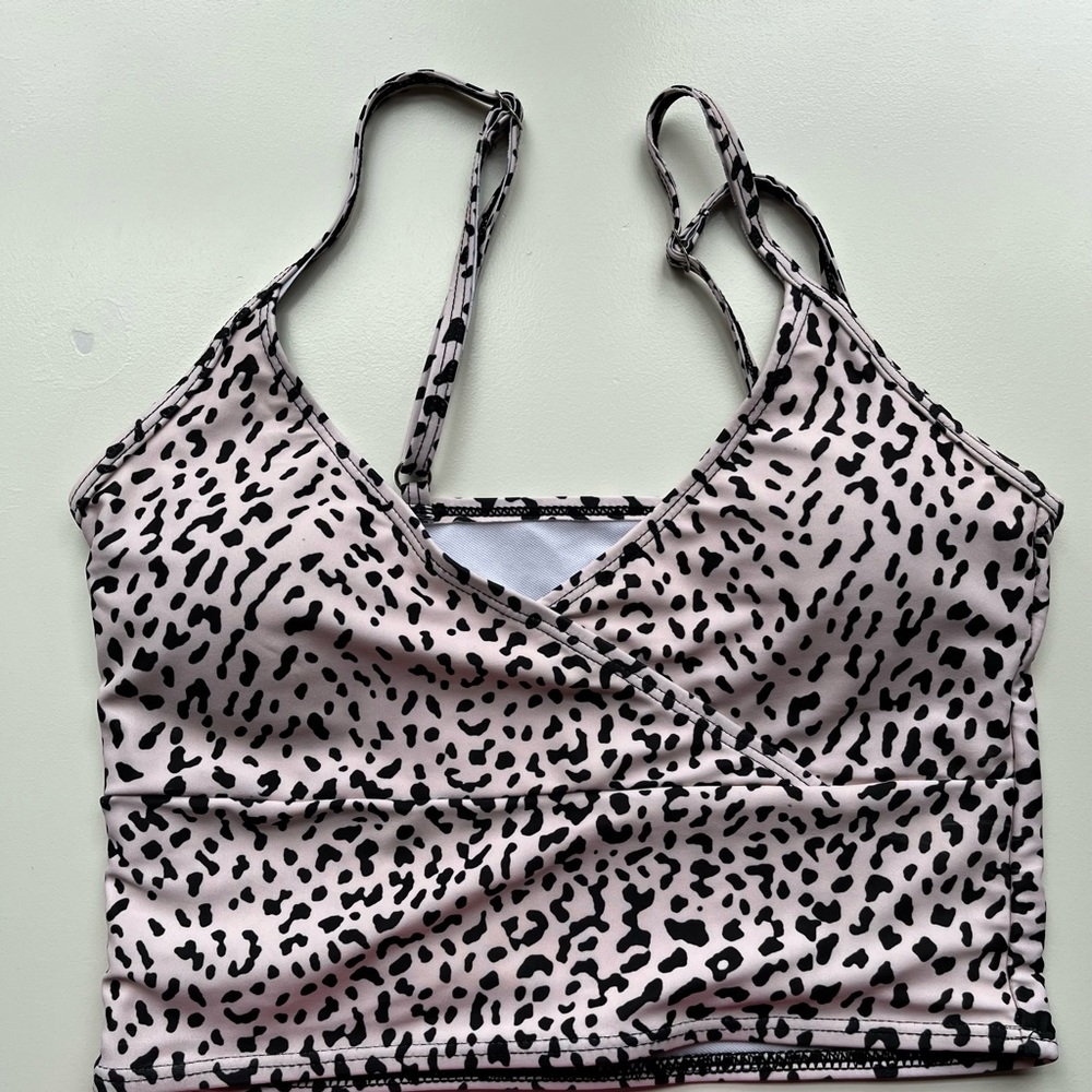 Cheetah print bathing suit! Never worn!